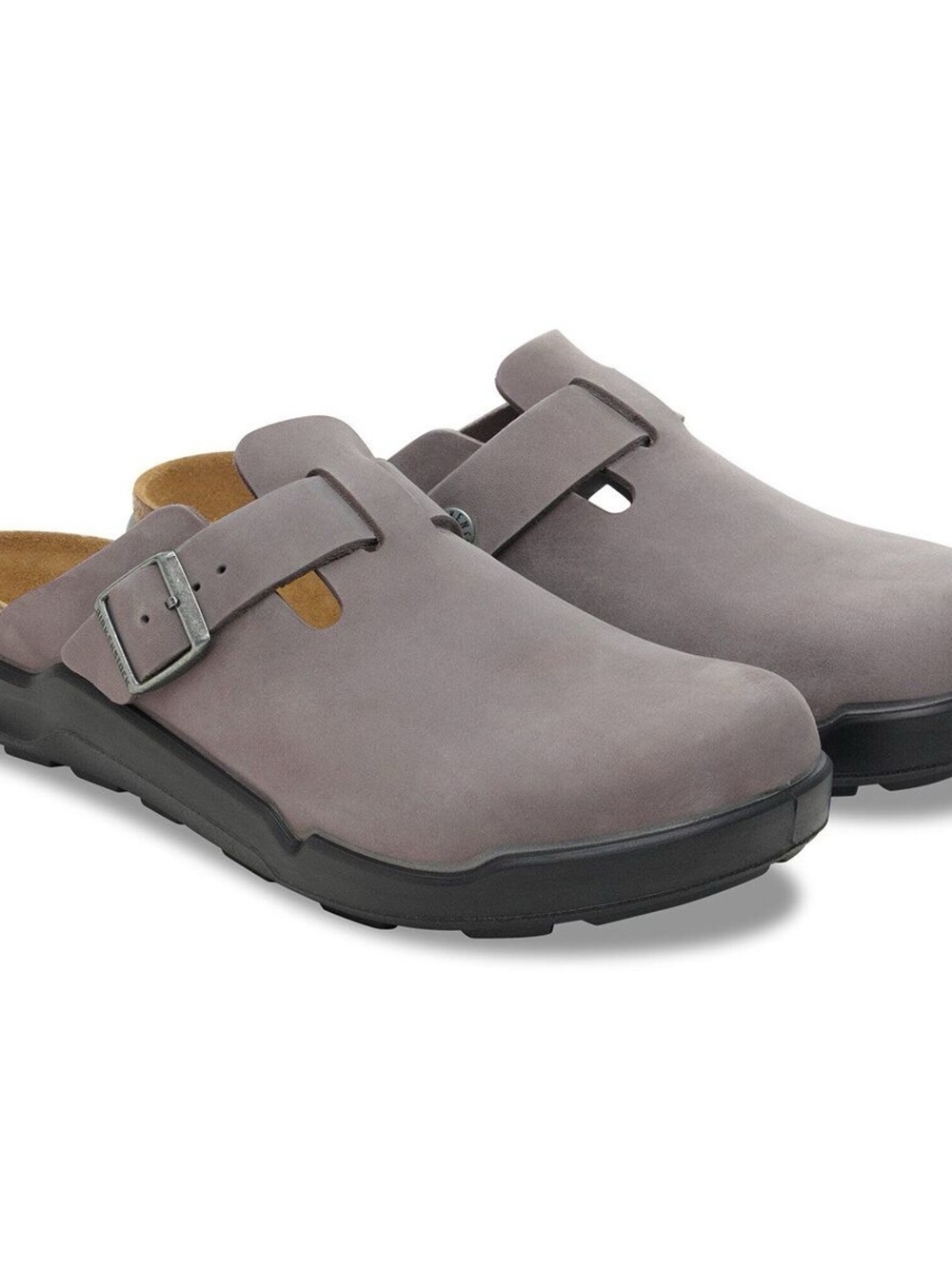 NWT Birkenstock Men’s Boston CT Clog Iron Oiled Leather Size 40 / 7 - Picture 7 of 14